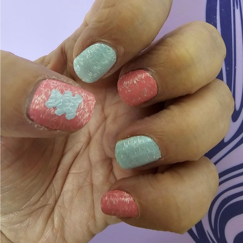 *Exclusive* Color Street: Blue Haven | Pastel Baby Pale Spring Curved French Tip - Picture 7 of 12